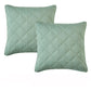 Bianca Pair of Barclay Olive European Pillowcases  65 x 65cm