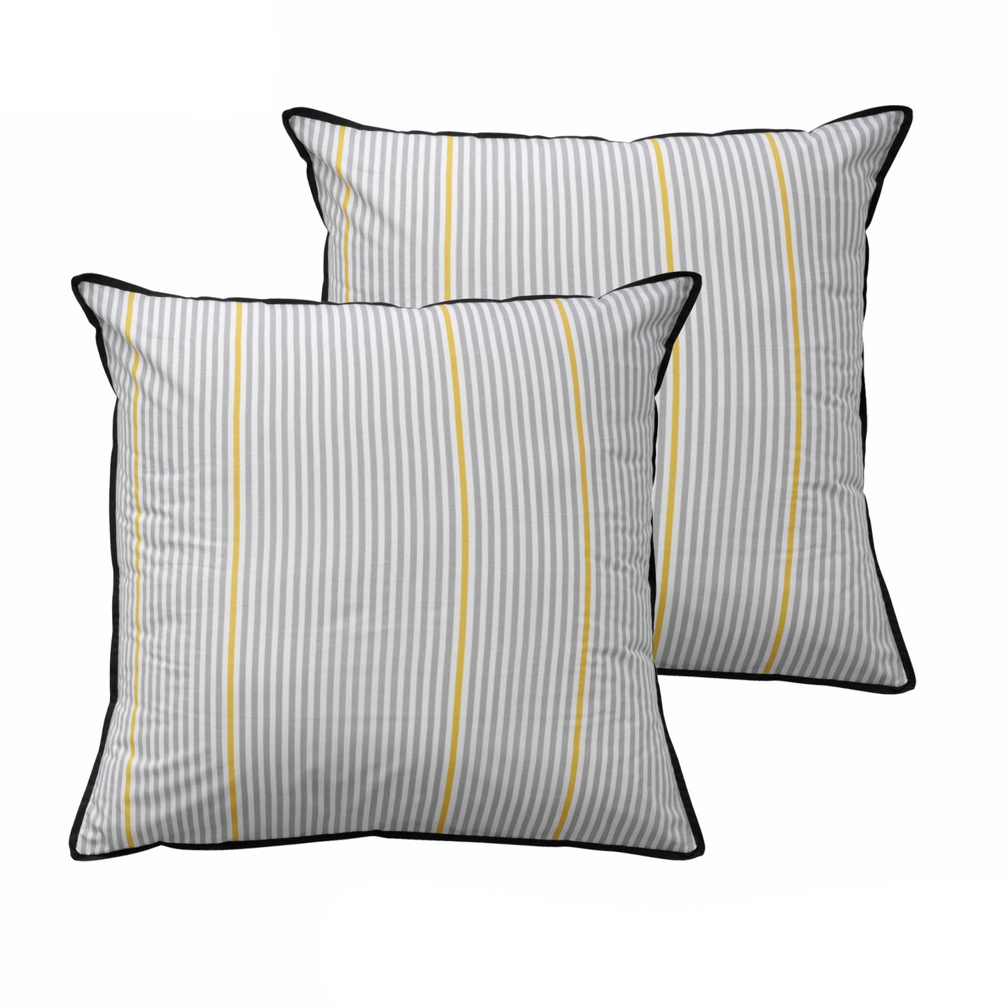 Bianca Pair of Baxter Grey European Pillowcases