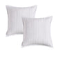 Bianca Pair of Evora White European Pillowcases