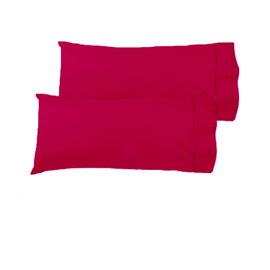 Easyrest 300TC Pair of Cotton King Pillowcases Fuschia