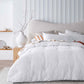 Accessorize Elma White Jacquard 3 Piece Comforter Set King