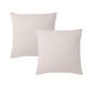 Accessorize Pair of  White/Natural Piped Hotel Deluxe Cotton European Pillowcases