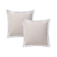 Accessorize Pair of  White/Natural Tailored Hotel Deluxe Cotton European Pillowcases