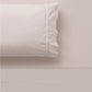 Accessorize White/Natural Piped Hotel Deluxe Cotton Sheet Set King