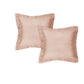 Algodon Pair of 300TC Cotton European Pillowcases Pink