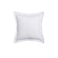 Platinum Collection Ascot White Square Filled Cushion 45 x 45cm