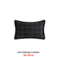 Private Collection Fitzgerald Coal Oblong Filled Cushion 30 x 50cm