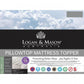 Logan and Mason 1100GSM Pillowtop Mattress Protector 50cm Wall Queen