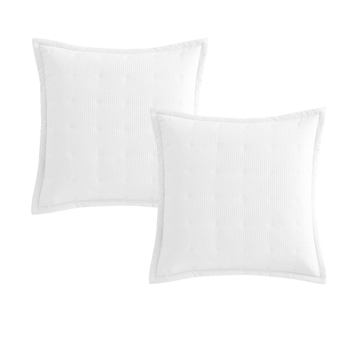 Platinum Collection Pair of Ascot White European Pillowcases 65 x 65cm