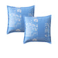 Logan and Mason Pair of Hyami Blue European Pillowcases  65 x 65cm