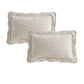 Private Collection Pair of Indiana Stone Standard Pillowcases 48 x 74 +20cm