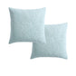 Platinum Collection Pair of Kaia Sage European Pillowcases 65 x 65cm