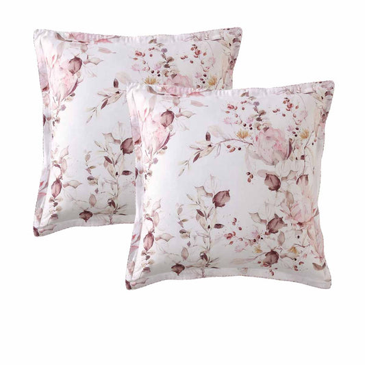 Private Collection Pair of Millicent Rose European Pillowcases 65 x 65cm