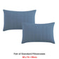 Logan and Mason Pair of Rhodes Steel Standard Pillowcases 48 x 73 + 20cm