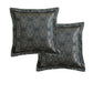 Davinci Pair of Valencia Emerald European Pillowcases 65 x 65cm