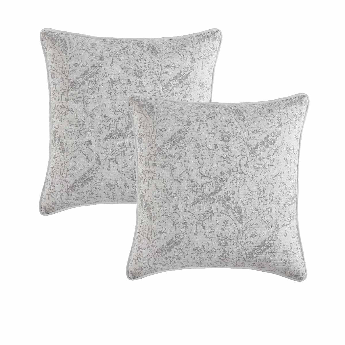 Private Collection Pair of Wren Ash European Pillowcases  65 x 65cm