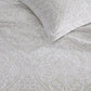 Private Collection Arlet Stone Cotton Rich Jacquard Quilt Cover Set Queen