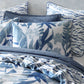 Logan and Mason 250TC Atherton Blue Cotton Sateen Quilt Cover Set King