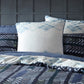 Logan and Mason 250TC Homme Blue Cotton Sateen Quilt Cover Set King