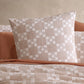 Platinum Collection Indi Stone Cotton Jacquard Quilt Cover Set Queen