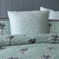 Logan and Mason 250TC Kimba Teal Cotton Sateen Quilt Cover Set King