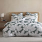 Platinum Collection Lagos Olive Yarn Dyed Jacquard Quilt Cover Set Queen