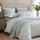 Private Collection Mayfair Sage Quilt Cover Set Polyester Cotton Yarn Dyed Jacquard King