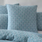 Platinum Collection Santa Fe Teal Cotton Jacquard Quilt Cover Set King