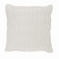 Rapee Pietra Filled Cushion - White 45cm x 45cm