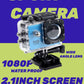 Action Camera 4K HD 16MP WiFi Waterproof 30M Sports Camera With 140° Wide Angle BLUE COLOUR