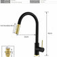 2023 Brushed Gold Spout Matte Black pull out with spray function kitchen mixer tap faucet