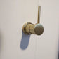 2021 New Brass Burnished Gold  round hand held SHOWER HEAD  adjust holder mixer