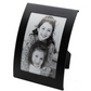 Curve Picture Photo Frame Curved Aluminium Portrait 10cm x 15cm (4"x6")  - Black