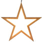 Ceiling Bamboo Star LED Hanging Lamp Natural Home Decor Lighting Pendant - Natural