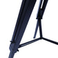 LARGE TRIPOD FLOOR LAMP Linen Shade Modern Light Retro Wooden - Matte Black