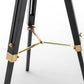 Premium Tripod Spotlight Lamp Nautical Designer Extendable Light - Matte Black