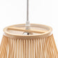 Natural Woven Bamboo Empire Pendant Lamp Hanging Light Bell Shade Boho Tropical