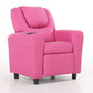 Oliver Kids Recliner Chair Sofa Children Lounge Couch PU Armchair - Pink