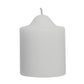 48x Premium Church Candle Pillar Candles White Unscented Lead Free 24Hrs - 5*10cm