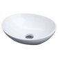 Above Counter Bathroom Vanity Oval Ceramic Basin