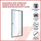 Adjustable Semi Frameless Shower Screen (98~106) x 195cm Australian Safety Glass