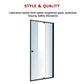 Adjustable Semi Frameless Shower Screen (98~106) x 195cm Australian Safety Glass