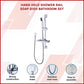 Hand Held Shower Rail Soap Dish Bathroom Set