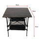 Folding Collapsible Camping Table Caravan RV Heavy Duty Steel & Aluminium