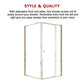 Semi Frameless Shower Screen (98~106)x 195cm & (98~101)x 195cm Side AS/NZS Glass