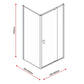 Semi Frameless Shower Screen (82~90)x 195cm & (89~92)x 195cm Side AS/NZS Glass