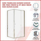 Semi Frameless Shower Screen (98~106)x 195cm & (77~80)x 195cm Side AS/NZS Glass