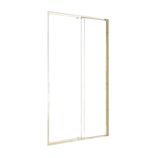 Adjustable Semi Frameless Shower Screen (114~122) x 195cm Australian Safety Glass