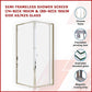 Semi Frameless Shower Screen (74~82)x 195cm & (89~92)x 195cm Side AS/NZS Glass