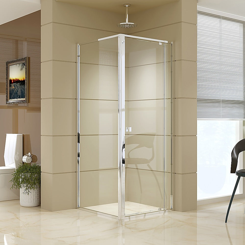 Semi Frameless Shower Screen (74~82)x 195cm & (77~80)x 195cm Side AS/NZS Glass